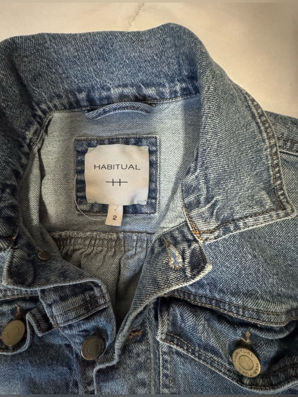 Habitual Blue Denim Women's Jean Overalls - Picture 10 of 11